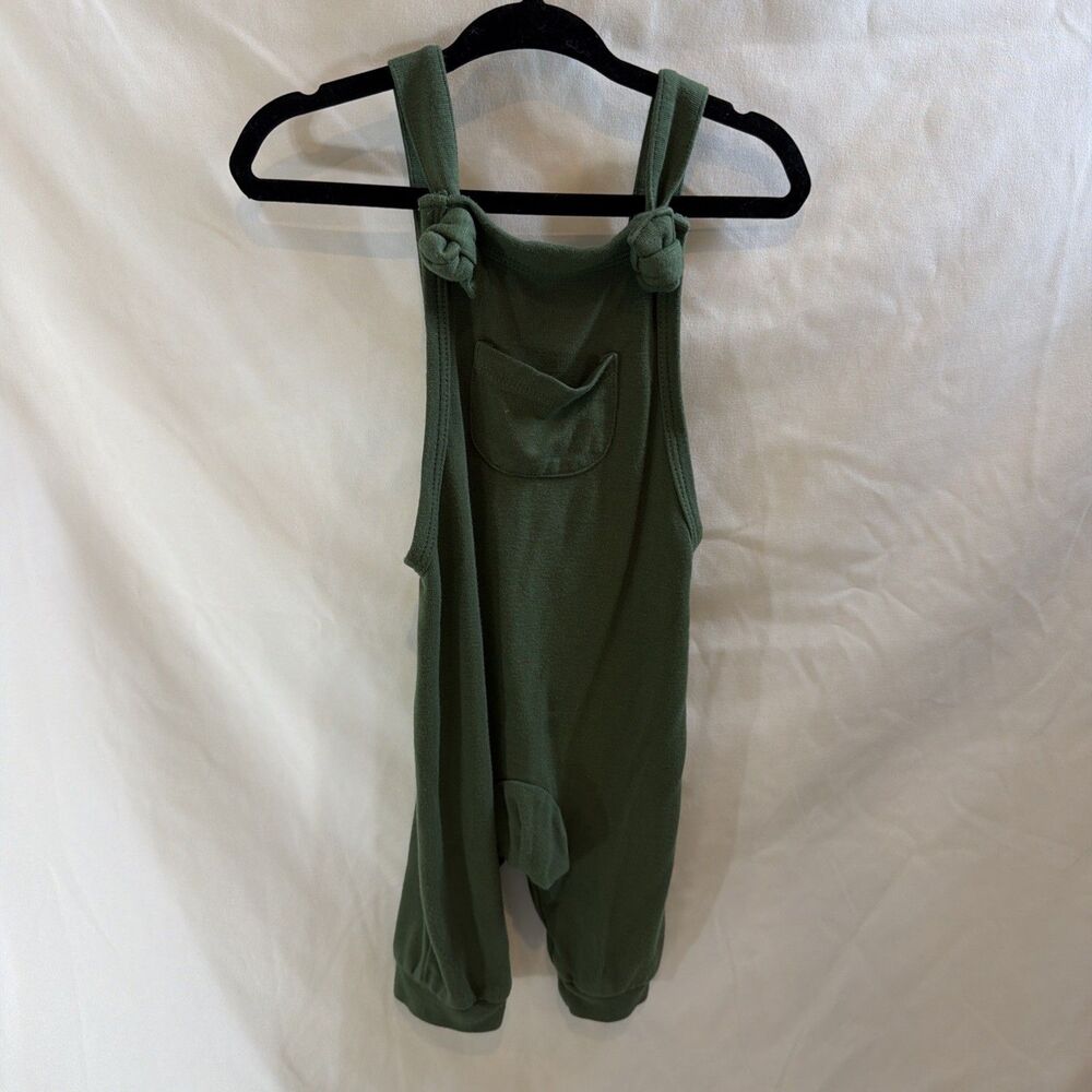 Kyte Baby Green Sleeveless Overall One-Piece 6-12 Months Button Closure